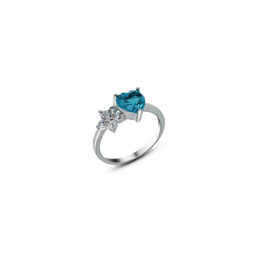 Royal Blossom Silver Ring for Women