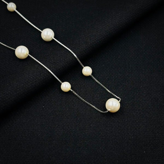 Timeless Radiance Classic Silver Chain Necklace