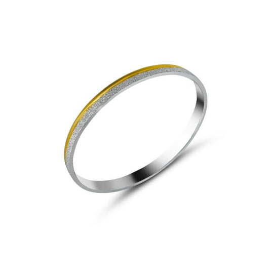 Vibrant "Striking Radiance" Gold Finish Kada for Him
