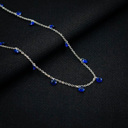 Silver Harmony Floral Design Necklace