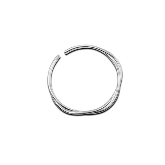 Sweet 999 Baby Silver Bangles with Rainbow Color Detail