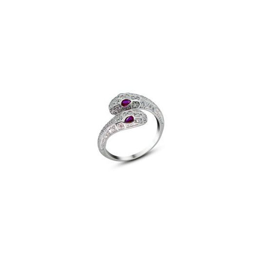 Luxe Serenity Silver Ring for Women