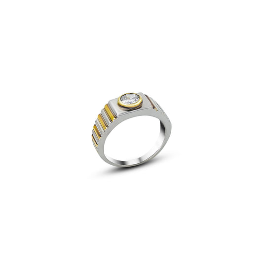 Nightfall Matte Silver Ring