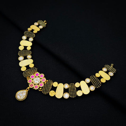 Sophisticated Gold-Plated Necklace Set for Women
