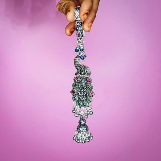 Delightful handcrated Peacock Elegance Chabi Challa for Her