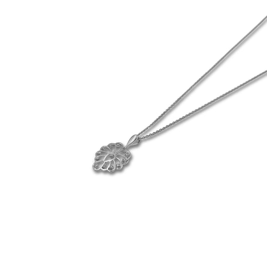 Pure Shine Silver Charm Necklace