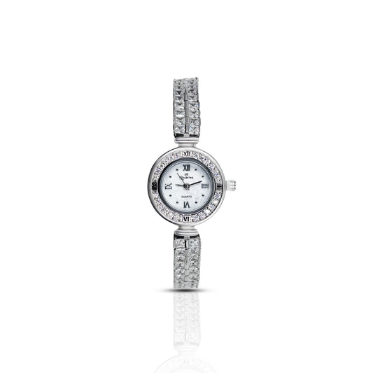 Moonluxe Silver Timepiece