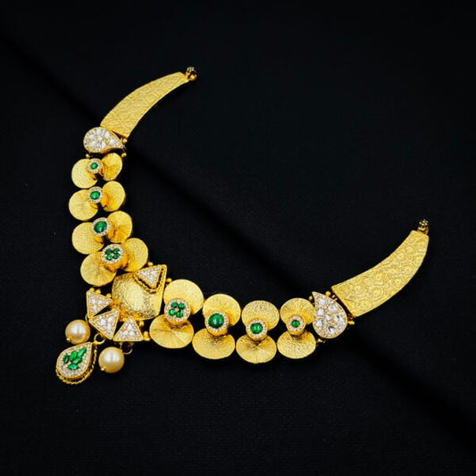 Chic Gold-Plated Necklace Set For Women
