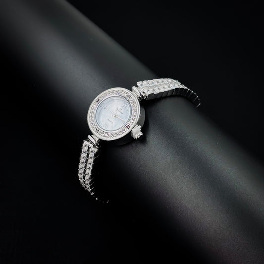 Moonluxe Silver Timepiece