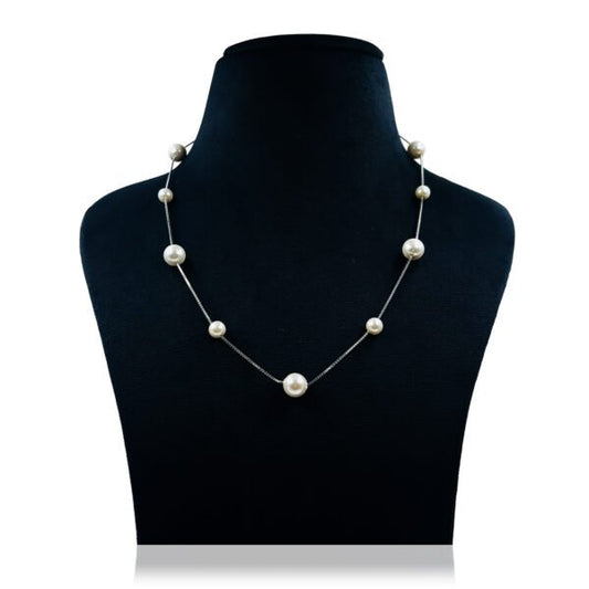 Timeless Radiance Classic Silver Chain Necklace