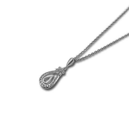 Silver Dreamline Pendant Necklace
