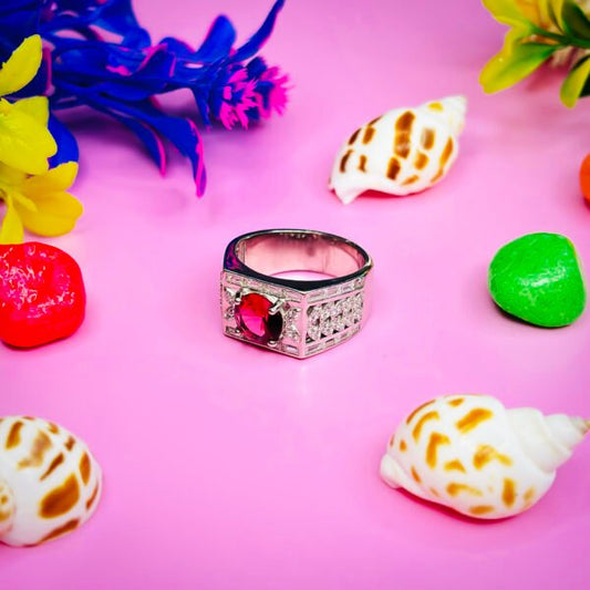 Bold Silver Ring for Men