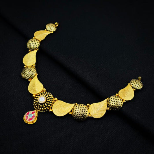 Elegant Gold-Plated Necklace Set for Women