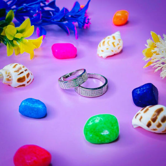 Stylish Silver Rings for Couples to Share Special Moments