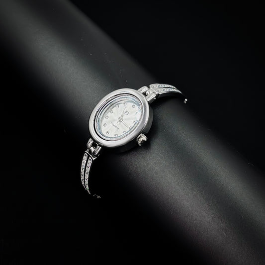 Timeless Grace Silver Watch