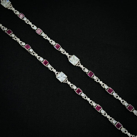 Sleek and Stylish Silver Payals for Every Woman