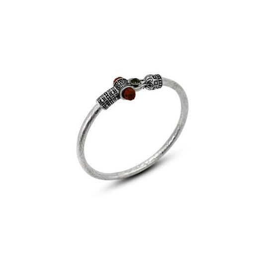 Opulent Edge Men’s Sterling Silver Kada