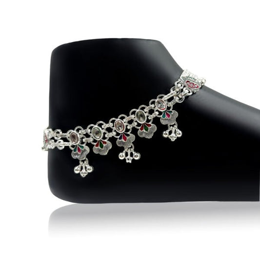 Elegant "Dangling Charms" Handcrafted Bridal Payal