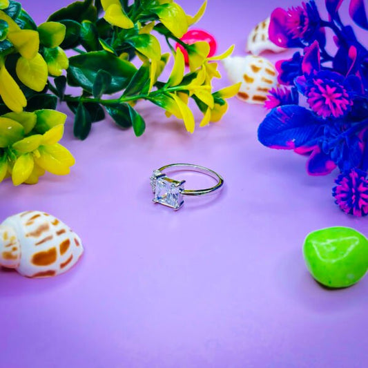 Heavenly Touch Silver Ring for Women