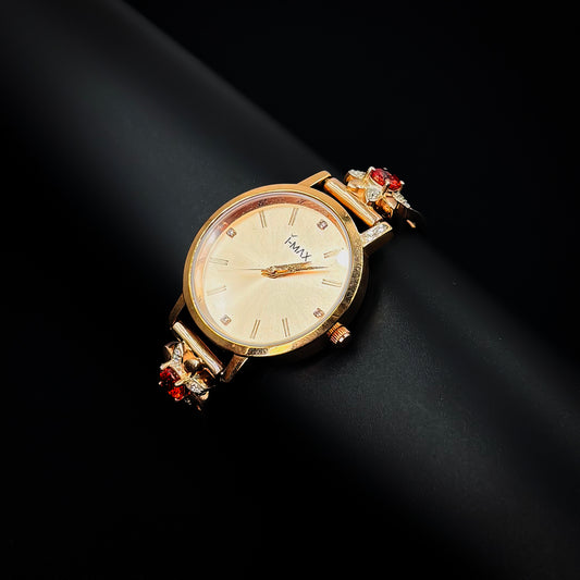 Silver Serene – Elegant Women's Wristwatch