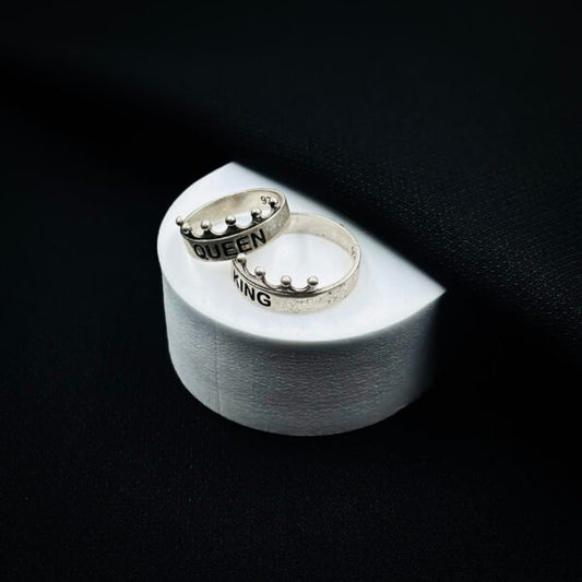 Elegant 92.5 Silver Rings for Him and Her