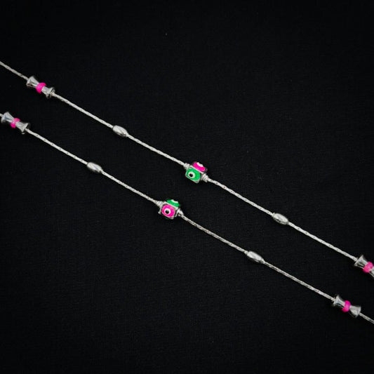 Enchanted Silver Anklet A Touch of Timeless Beauty