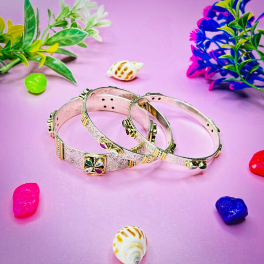 Luxurious Silver Bangles for Women