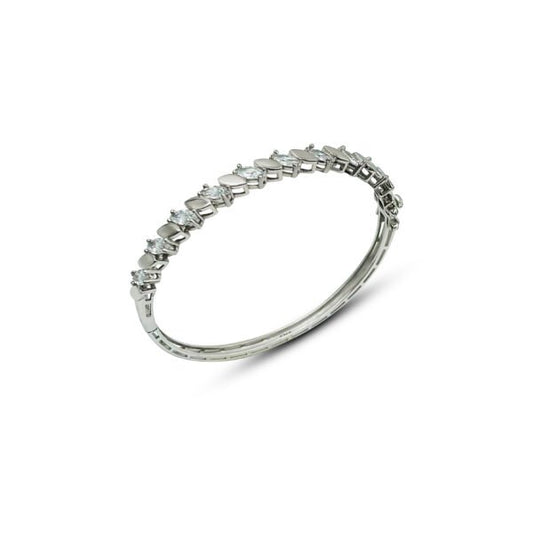 Adorable Tilted Marquise-cut CZ Kada for Her