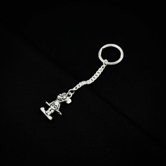 Cute "Micky Mouse" Silver Keychain