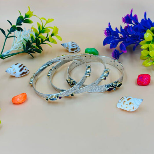 Gleaming Gold and Silver Bangles for Women & Girls