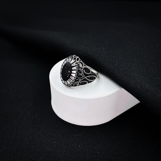 Noble Edge Silver Ring