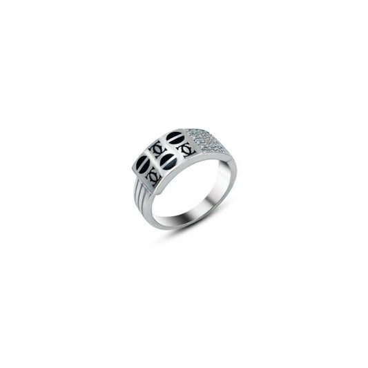 Refined Strength Silver Ring for Men