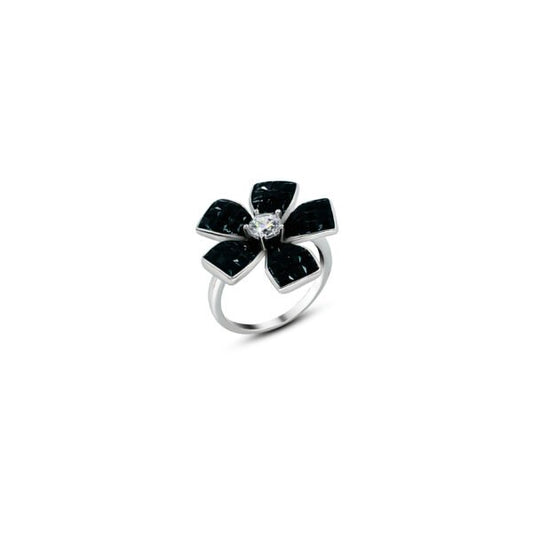 Celestial Glow Silver Ring for Women