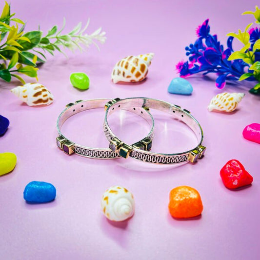 Chic & Minimalist Silver Bangles