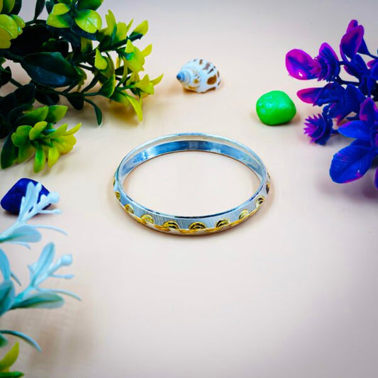 Crown Jewel Men’s Silver Kada