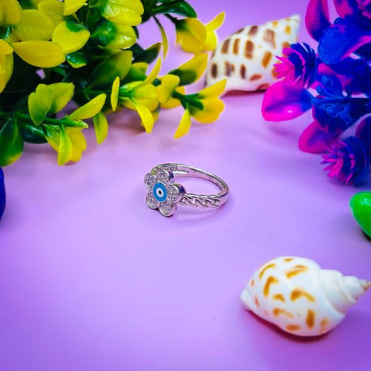 Silver Ring with a Touch of Luxury
