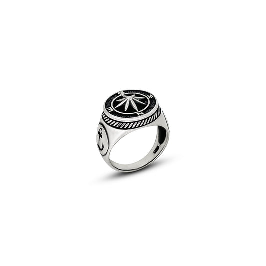 Bold Horizon Silver Ring