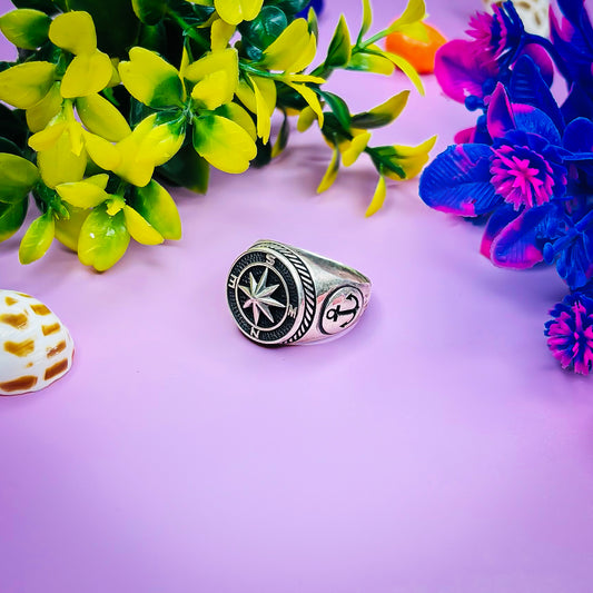 Bold Horizon Silver Ring