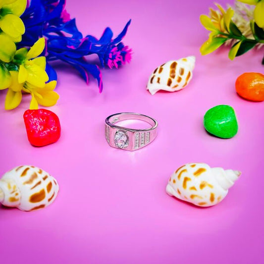 Ironclad Elegance Classic Silver Ring
