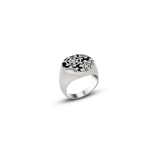 Urban Edge Silver Ring