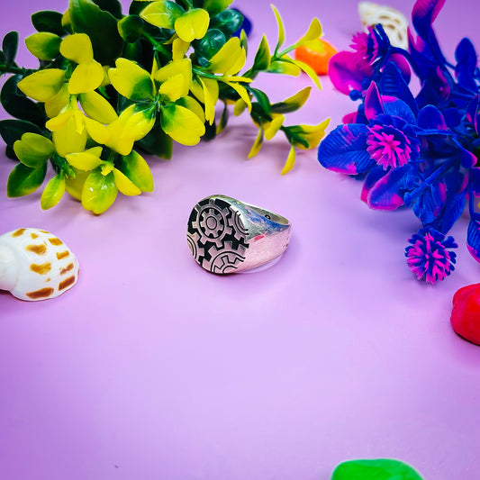 Urban Edge Silver Ring