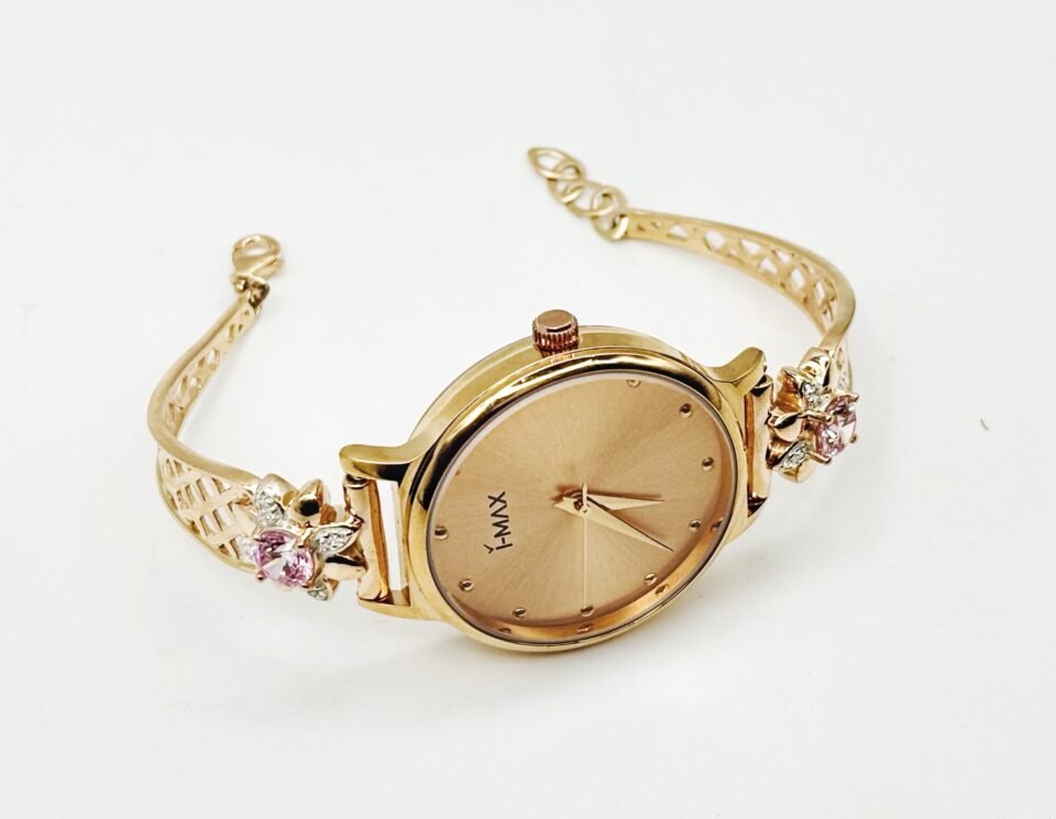 Simple Sterling Silver Rose Gold Plated Watch for Women