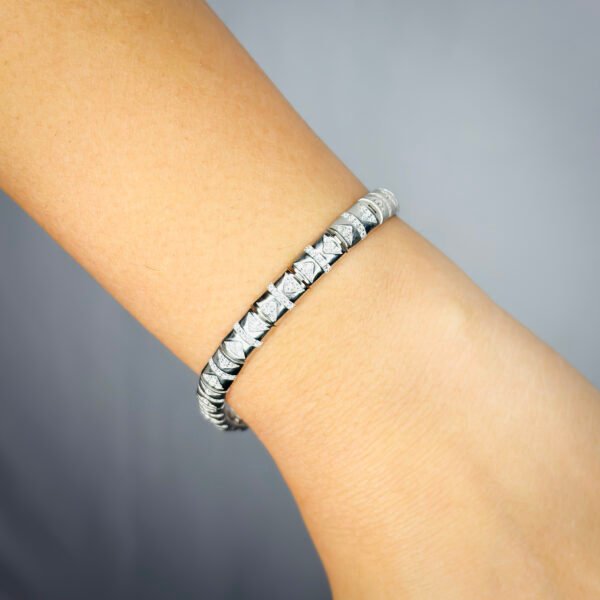 Silver Dazzling CZ Paradise Girl's Bracelet