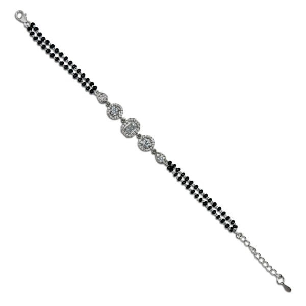 Silver "Mystic Gleam" CZ Bracelet for Her - Image 2