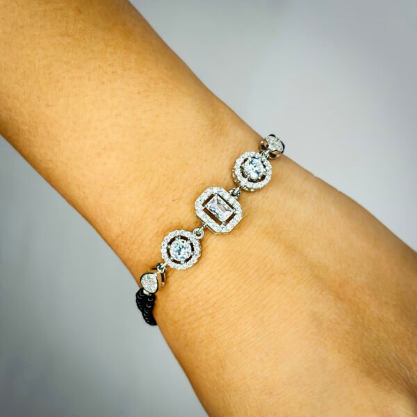 Silver "Mystic Gleam" CZ Bracelet for Her