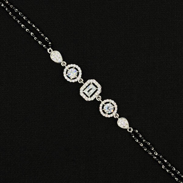 Silver "Mystic Gleam" CZ Bracelet for Her - Image 3