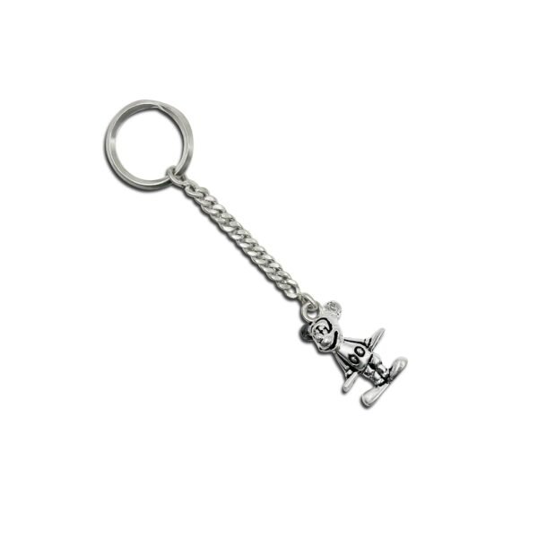 Cute "Micky Mouse" Silver Keychain