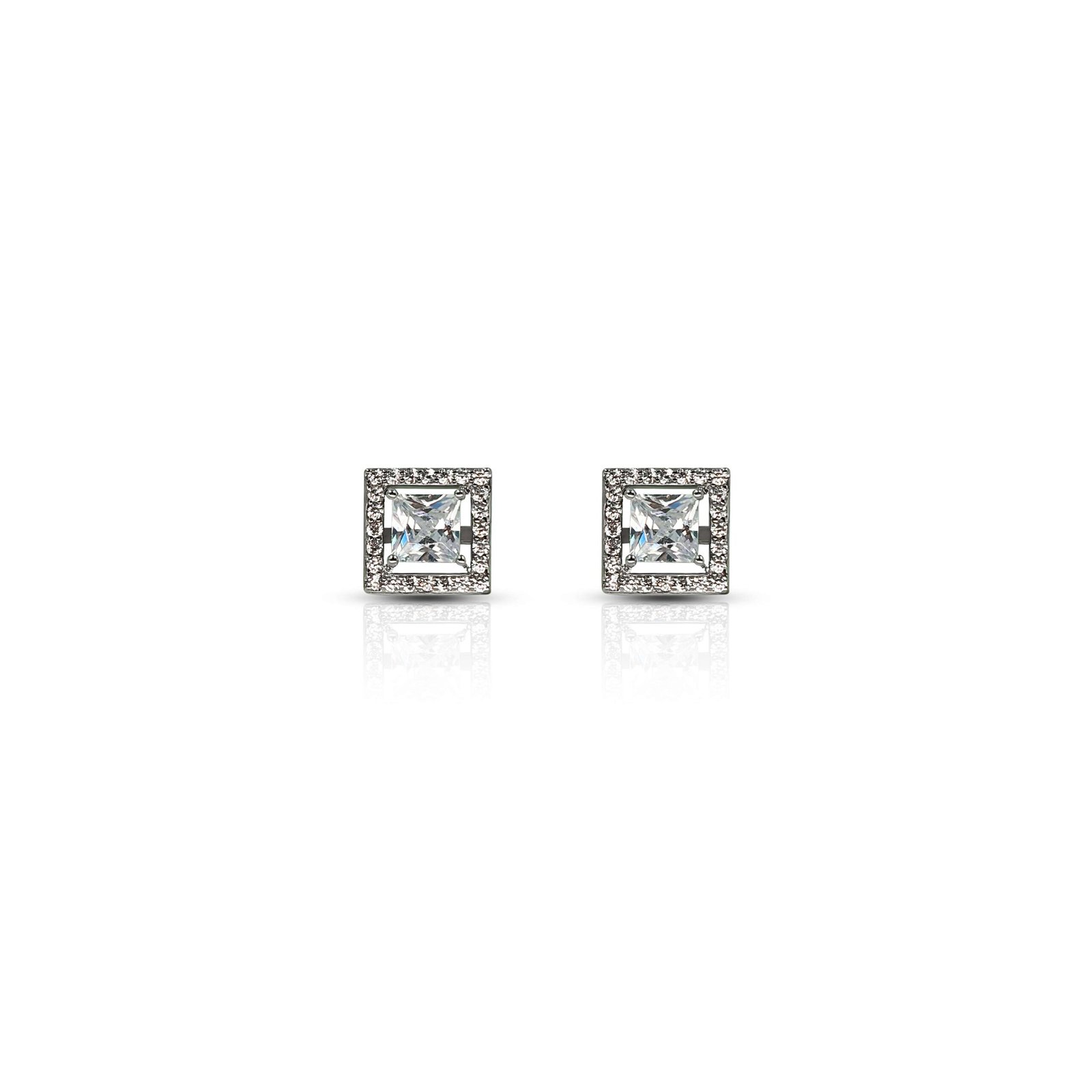 Exclusive Cubic Charm Stud Earrings for girls