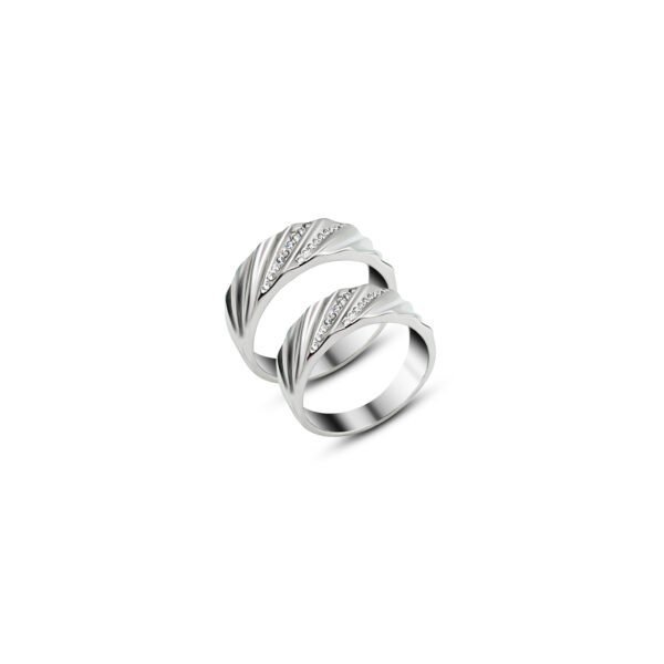 Perfectly Matched Silver Rings for Couples