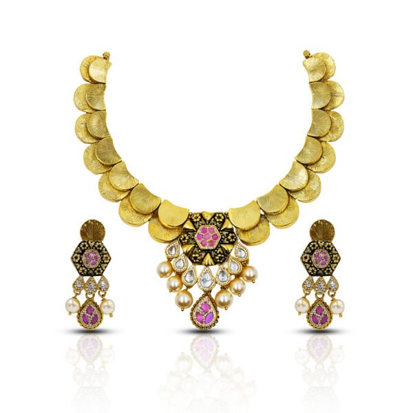 Radiant Gold-Plated Jewelry Set for Women